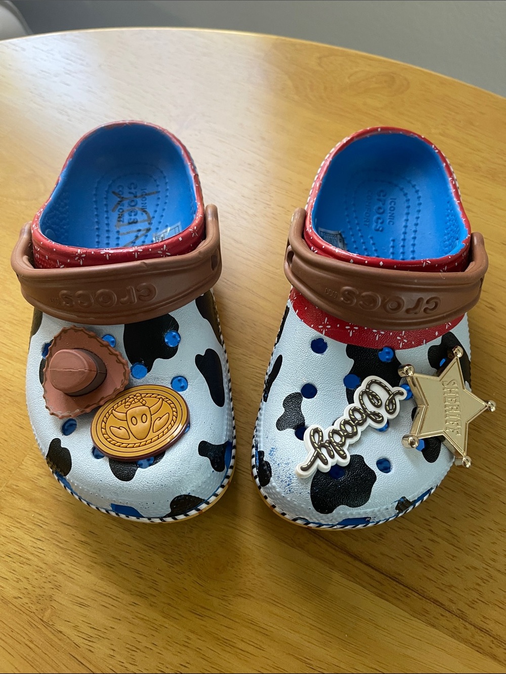 Kids Crocs- Woody from Toy Story.